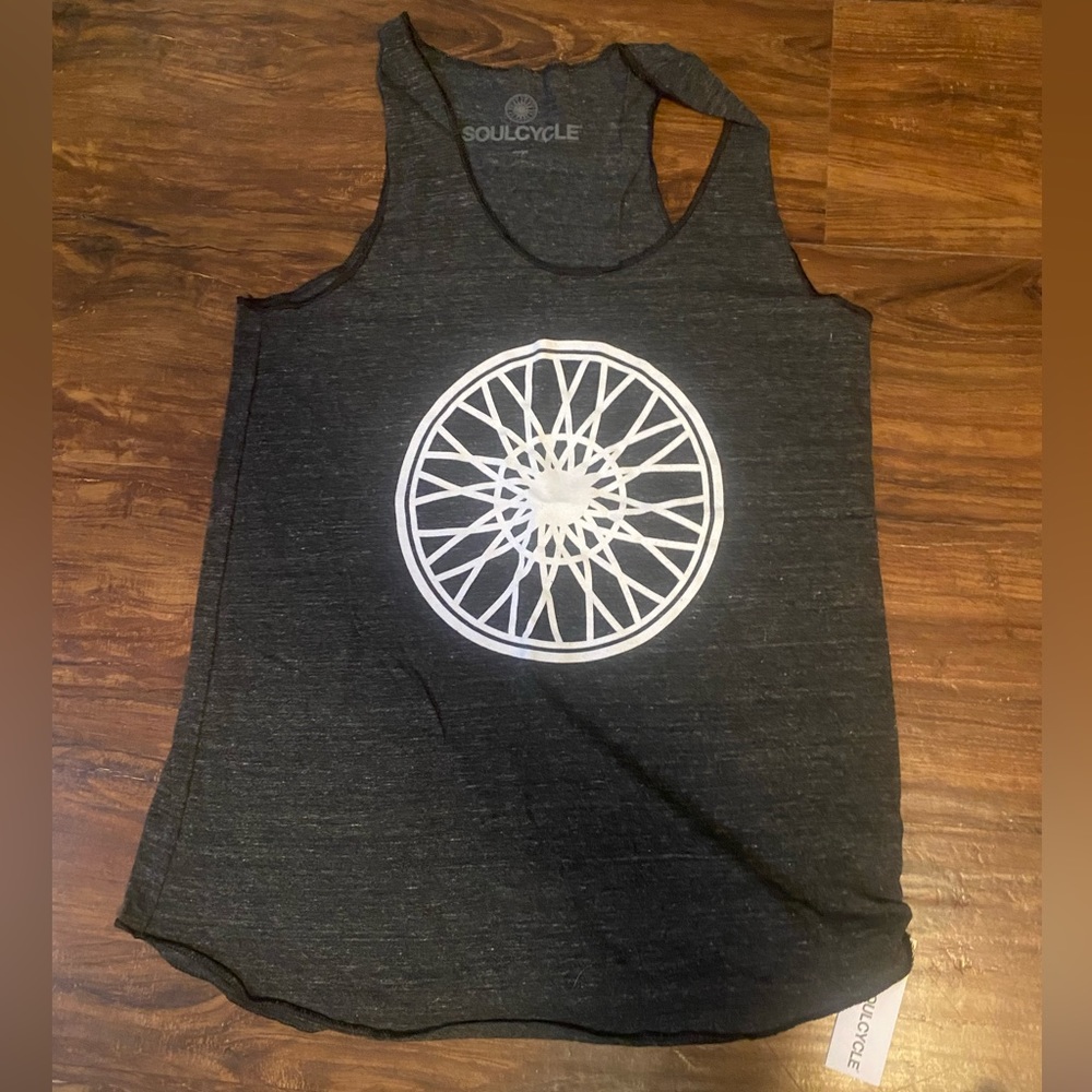 BRAND NEW SoulCycle gray tank